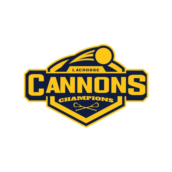 Cannons Champions Lacrosse Logo Template Thumbnail