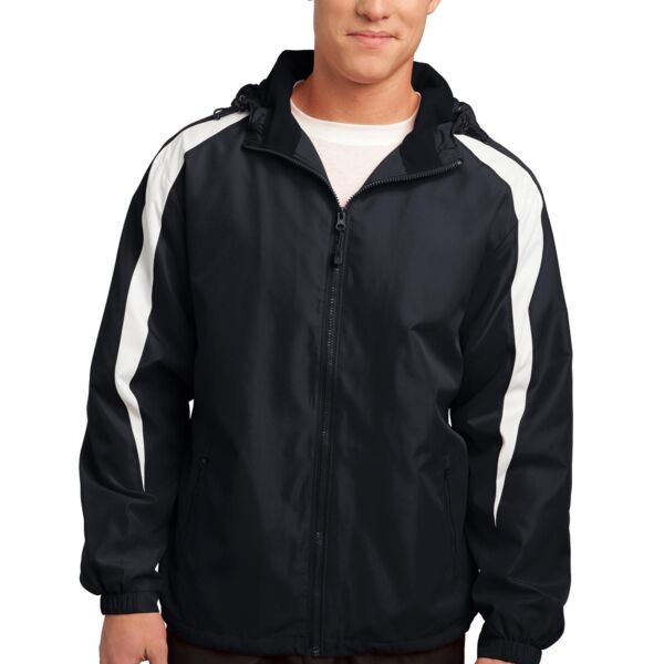 Circle Racing Fleece Lined Colorblock Jacket Thumbnail